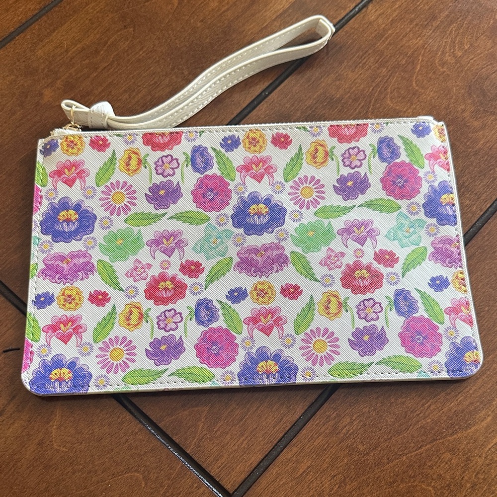 Floral Wristlet Clutch